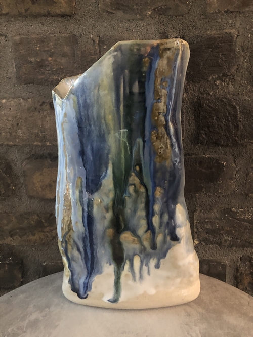 Skulpturel keramik vase af Thim Rohde